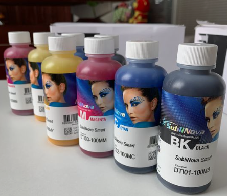 sublimation inks in different colors