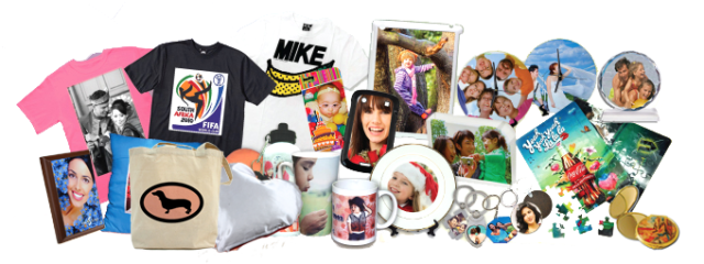 sublimation printing on different products