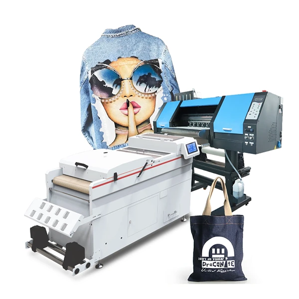 Printer DTF dengan beberapa produk