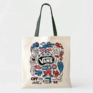 a bags with vivid print