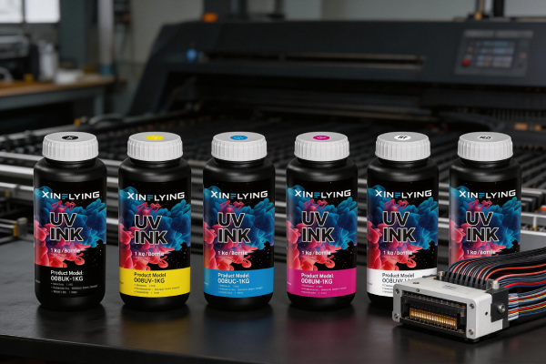 UV ink for printing on plastic, vaso, and metal surfaces.