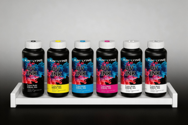 UV ink for printing on plastic, vaso, and metal surfaces.
