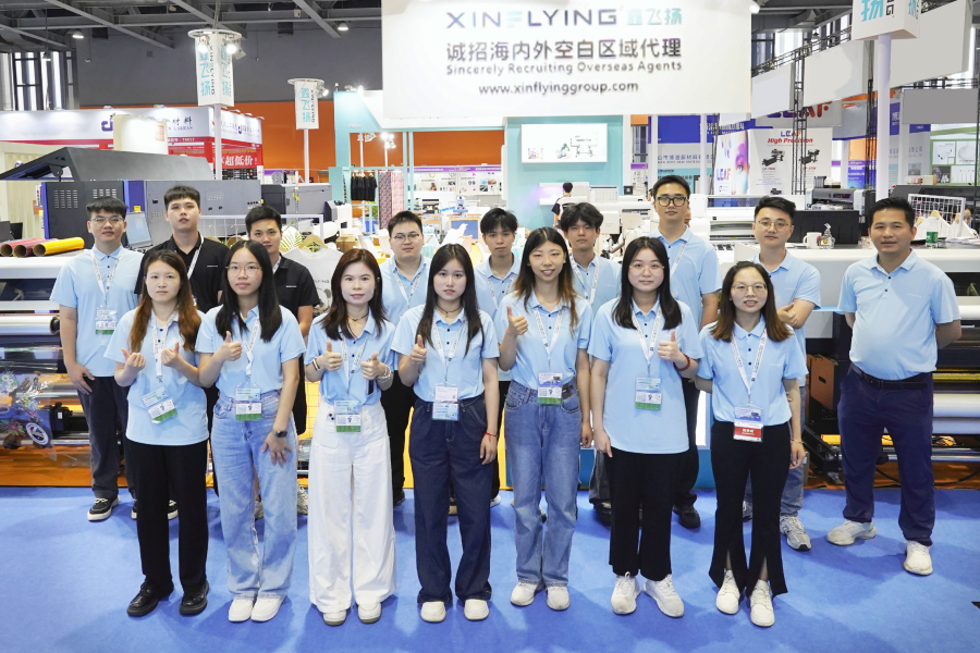 Sublimation printer demo for textile printing