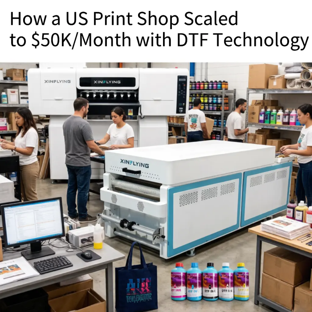 How a US Print Shop Scaled to $50K/Month with DTF Technology